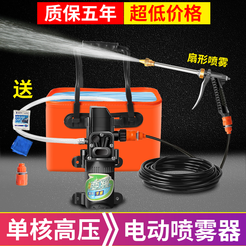 12v车载洗车机 便携式220V高压洗车神器家用水泵汽车用洗车器水枪