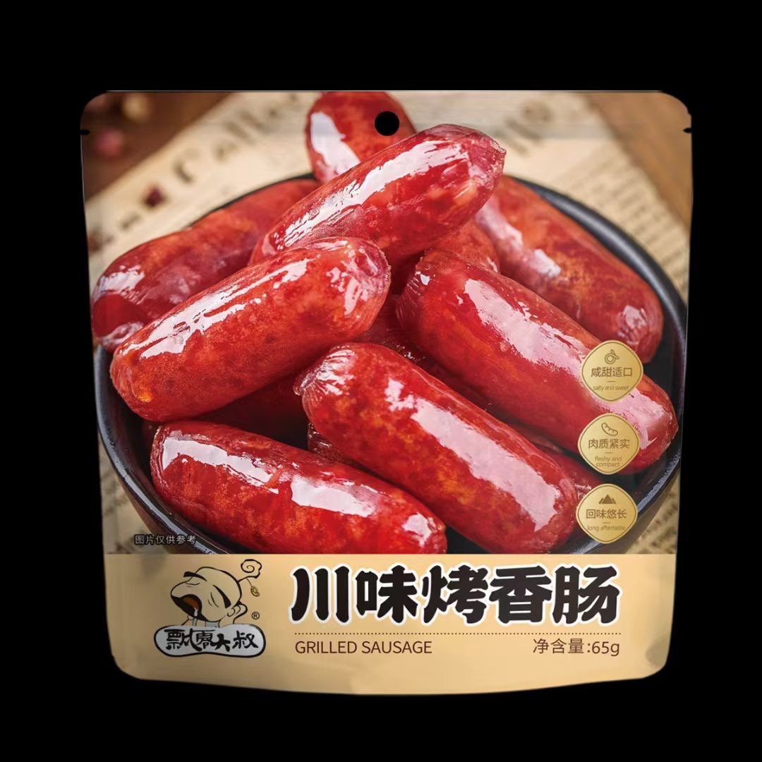 飘零大叔火锅鸭肫手撕肉干猪肉铺曲酒烤香肠包装肉干零食小吃休闲 - 图2