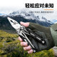Cross-border popular 16-in-1 outdoor all-steel folding tool pliers camping equipment EDC pocket tool multi-function