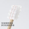 Mamaguo confinement toothbrush can be used wet or dry to clean the mouth
