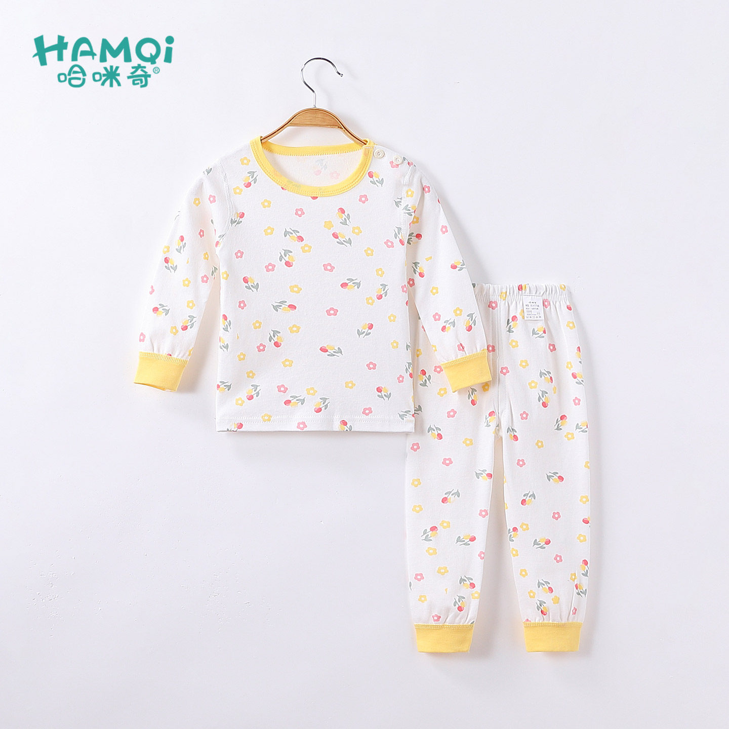 女童家居服套装春秋季纯棉碎花儿童内衣裤女宝宝小童新款长袖睡衣,淘宝优惠券,粉丝福利购,淘宝优惠卷