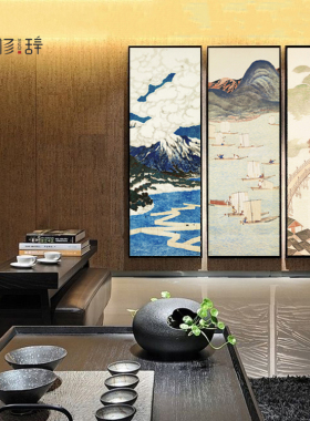 浮世绘居酒屋日式风禅意无框画