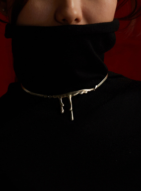 mw野月亮独立设计师女舞台项链