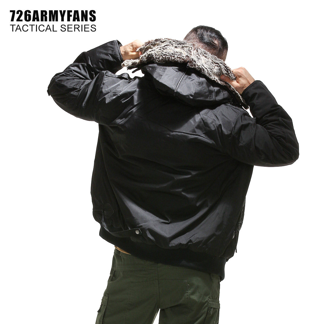 726军迷飞行夹克男可拆卸连帽毛领棉大衣防寒加厚保暖军大衣MA1,淘宝优惠券,粉丝福利购,淘宝优惠卷