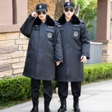 Демисезонный утепленный пуховик для работы, длинная куртка, средней длины