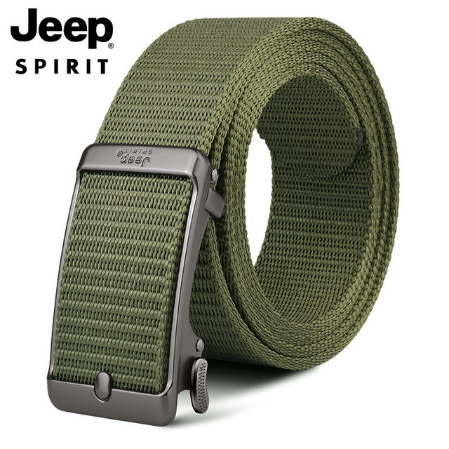 Brand authentic automatic buckle canvas belt versatile Brand authentic automatic buckle canvas belt versatile