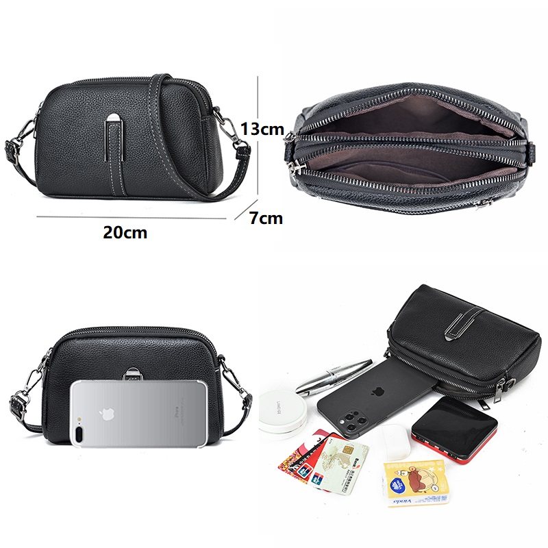 女包妈妈包2025新款时尚软皮单肩斜挎小包韩版女士包包手机包双层,淘宝优惠券,粉丝福利购,淘宝优惠卷