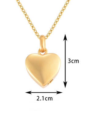 可打开纪念亲人不锈钢放骨灰项链