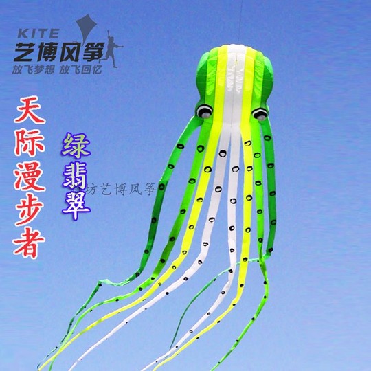 天际漫步者风筝正品新款八爪鱼章鱼软体风筝大型成人高档易飞无骨