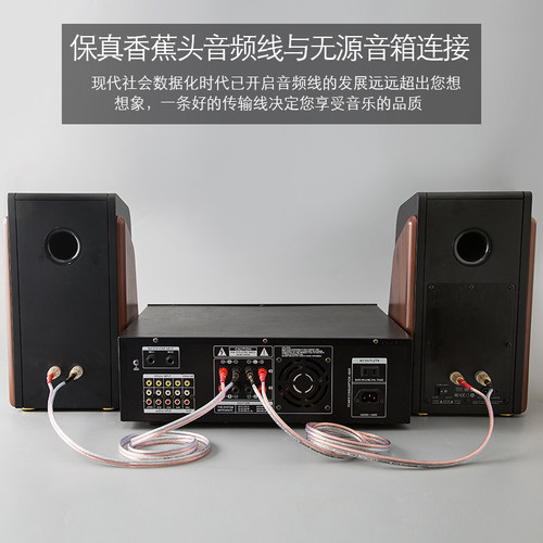 秋叶原发烧级喇叭线香蕉头音箱线主副音响连接线高保真DIY功放线 - 图1