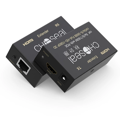 Akihabara hdmi extender в RJ45 Однопроводительный сетевой порт сетевого порта передачи 60m HD 1080p One Pair