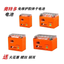 Otto locomotive storage battery 12V storage battery dry cell 125 power-assisted pedal 110 bent-beam locomotive free of maintenance pass