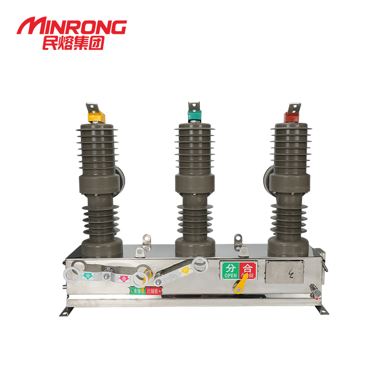 民熔ZW32-12/630A户外柱上高压真空断路器10kv不锈钢智能手动开关 - 图3