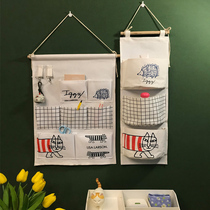 Hanging wall cashier bag Sub-wall Suspended Containing Hanging Bag Bedside Door Rear Cloth Art Disposal Bag room Contained Theiner