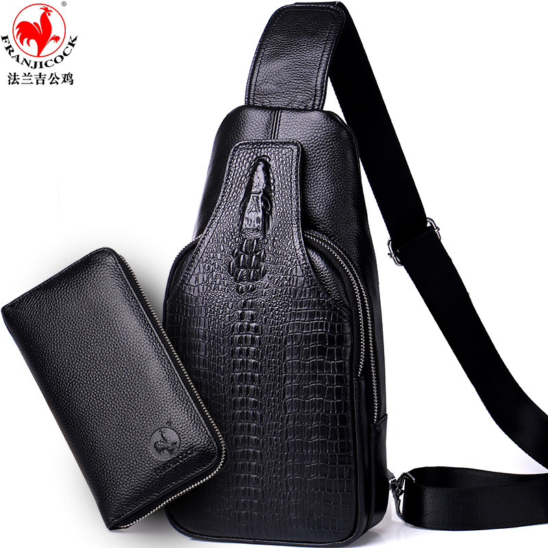 休闲男包头层牛皮潮流斜挎包 春初箱包男士包袋