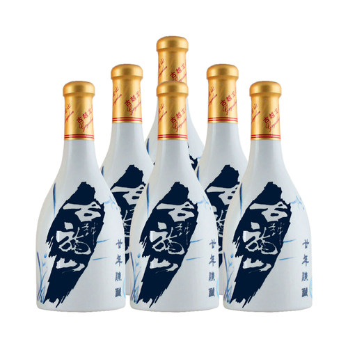 古越龙山绍兴黄酒二十年陈花雕酒20年整箱装 500ml*6瓶礼盒版 - 图1