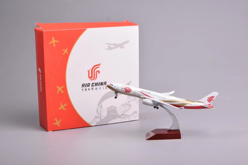 20Cm中国商飞C919中国囯航747带轮合金小飞机模型 - 图2