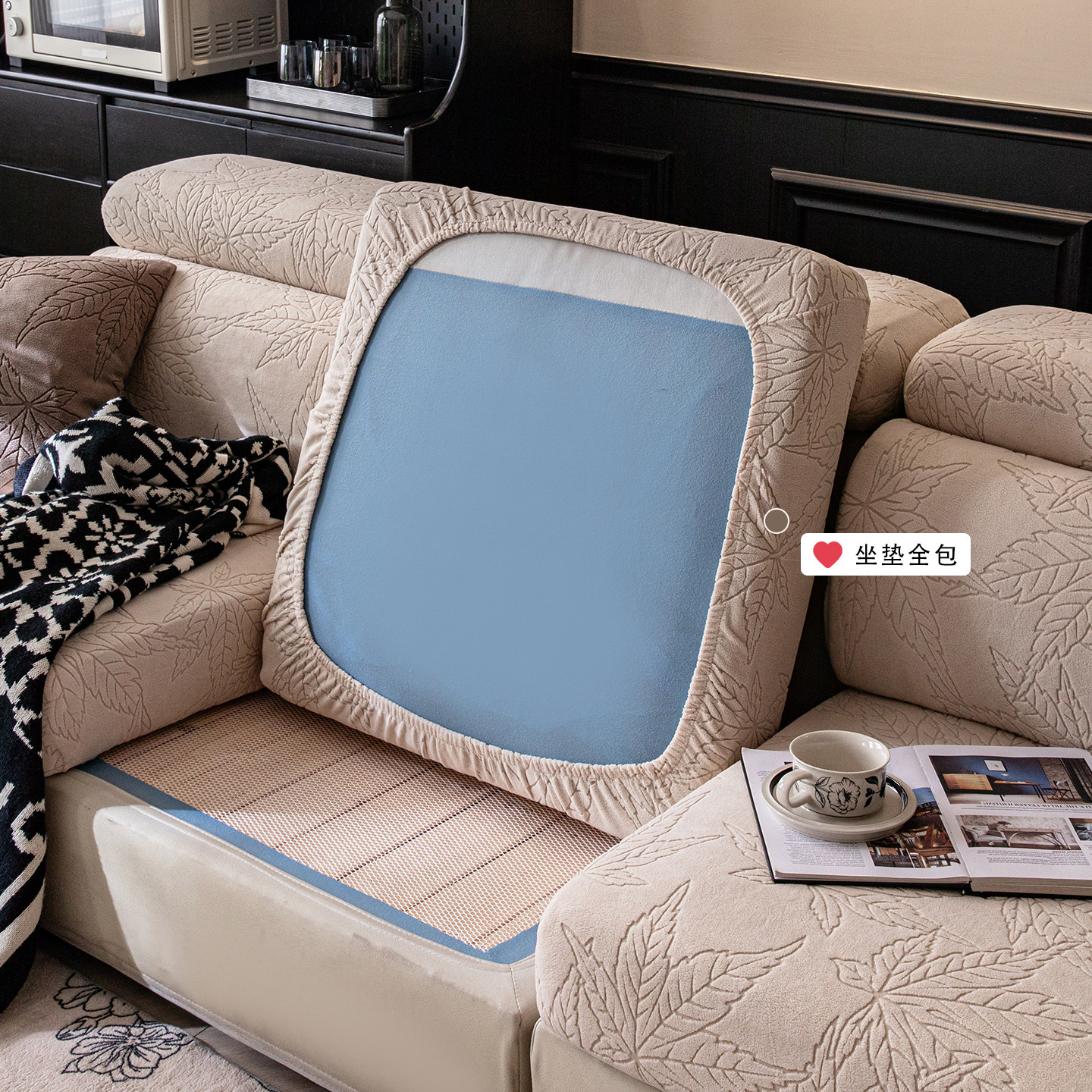 沙发套罩子全包万能防猫抓三座一贵妃沙发保护靠背套沙发笠四季用,淘宝优惠券,粉丝福利购,淘宝优惠卷