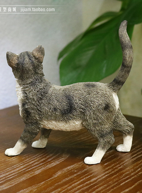 yfa模型猫咪车载摆件树脂工艺品