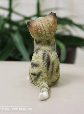 厂家直销虎皮可爱风树脂工艺品