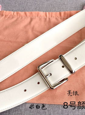 MOST FORM高端女士皮带进口头层牛皮3.5cm复古真皮腰带百搭牛仔裤