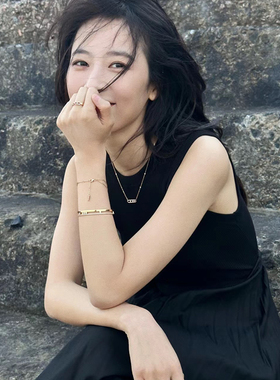 时来运转镶钻项链周雨彤韩苏同款