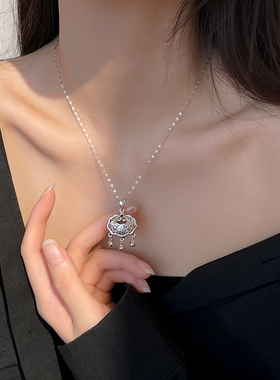 吉祥如意平安幸福平安锁项链