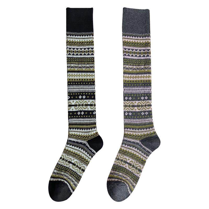 小腿袜女秋冬纯棉瘦腿袜子保暖民族风显瘦高筒长袜春秋款及膝袜,淘宝优惠券,粉丝福利购,淘宝优惠卷