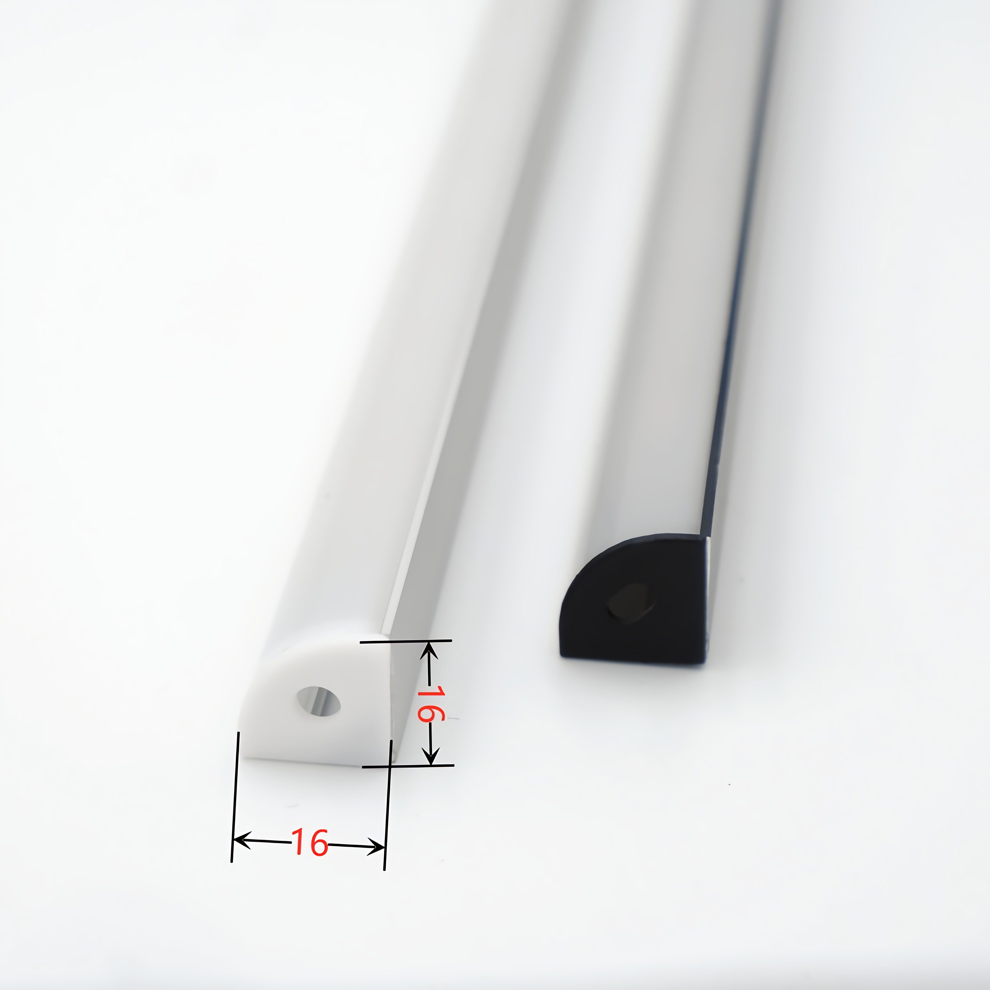 12V低压LED超亮黑色V型直角线条灯橱柜展柜货架装饰三角形条型灯,淘宝优惠券,粉丝福利购,淘宝优惠卷