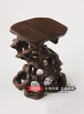 红木雕刻工艺品摆件玉器花架子