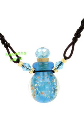 装朱砂小圆夜光琉璃男女款项链