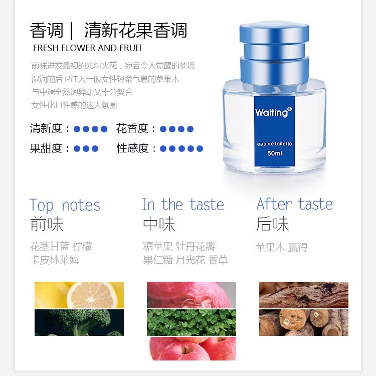 等待Waiting官方正品中性香水小众清新淡香氛学生香水留香持久 - 图1