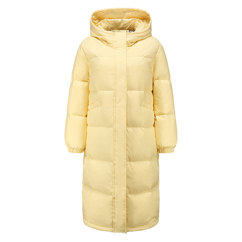 高梵女冬中长款2021年新款长羽绒服 高梵潮美羽绒服