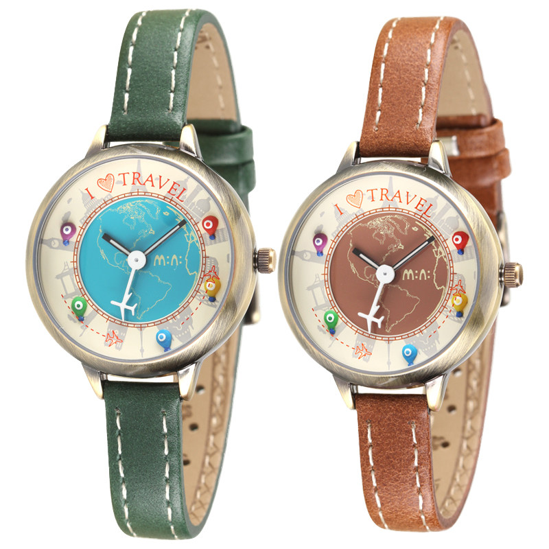 世界这么大出去看看 ins风女手表 mn国产腕表