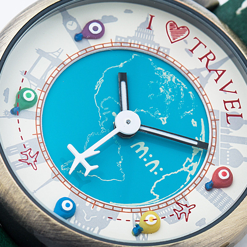 世界这么大出去看看 ins风女手表 mn国产腕表