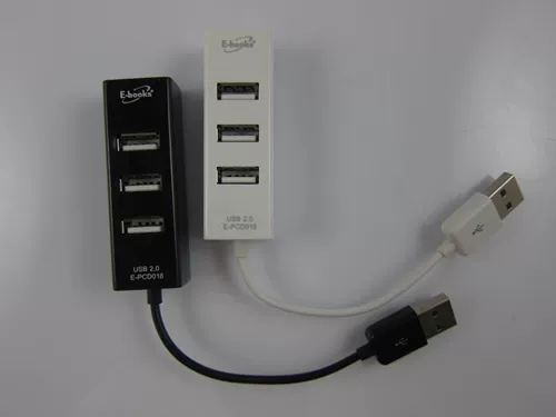 Launter Notebook 4 -port USB2.0Hub Hub Spiders поддерживает 1 ТБ жесткий диск два -колор.