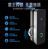 Замок заблокированного отпечатка Glass Door -Бесплатная открывающаяся офис Электронная блокировка пароля Одиночная открытая двойная открывая стеклянная дверь бесплатно плагин