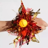 Детский танцующий цветок на запястье, резинка, колокольчик, браслет