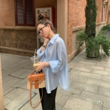 Мятная летняя тонкая сексуальная рубашка, делается под заказ, защита от солнца, коллекция 2021