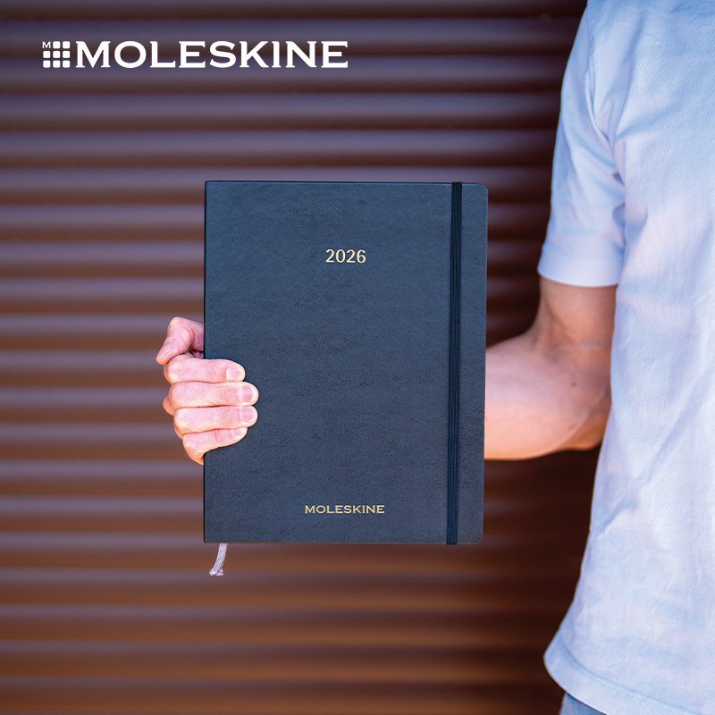 Moleskine 2026年15个月规划日程本特大型计划本手账会议记录草稿笔记本办公记事随记本,淘宝优惠券,粉丝福利购,淘宝优惠卷