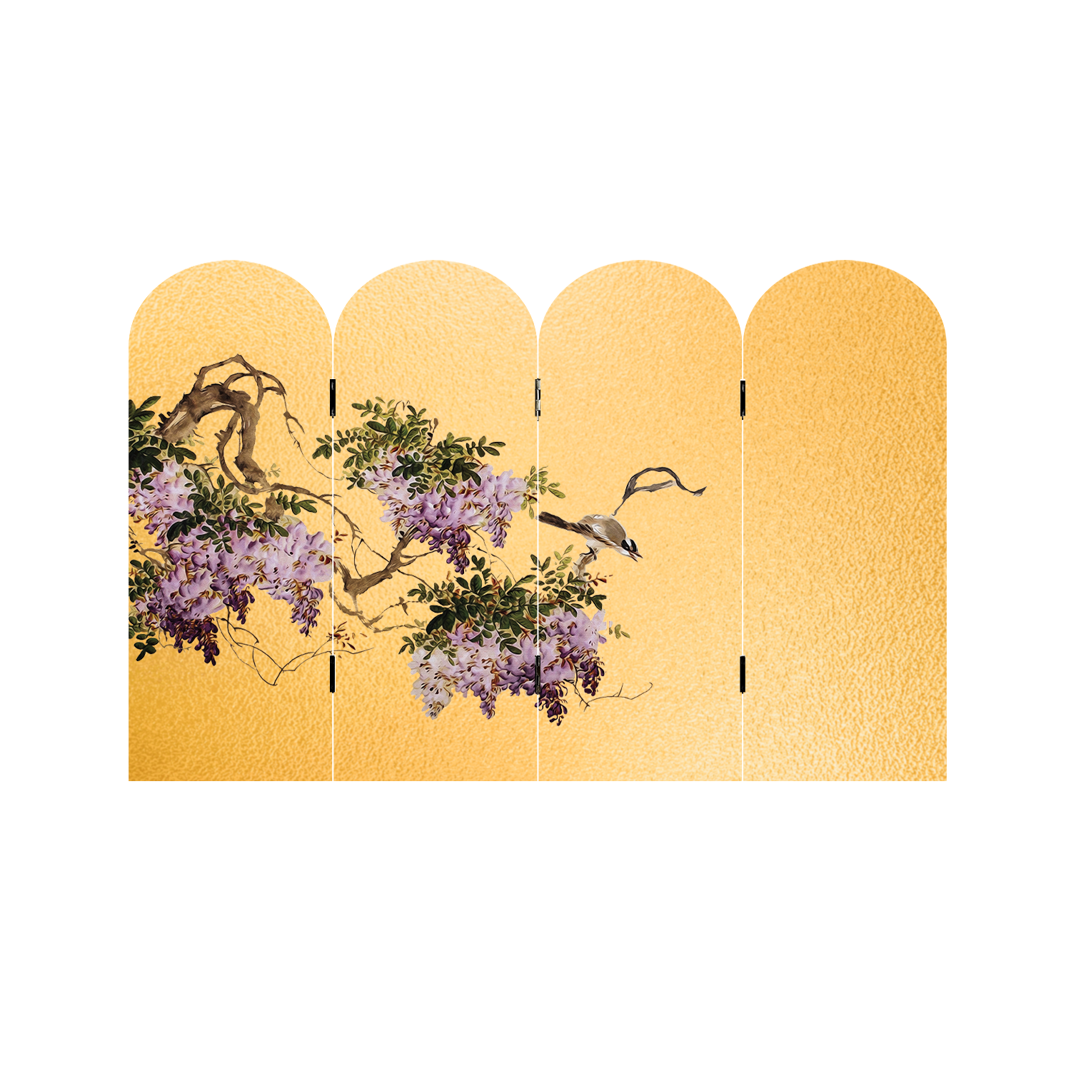 《金银织梦》原创法式中国风金屏花鸟桌面小屏风摆件春节赠礼送人,淘宝优惠券,粉丝福利购,淘宝优惠卷