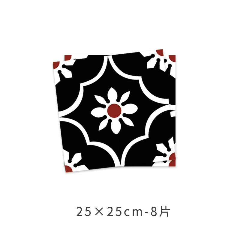 《Bloom》法式复古花砖地板贴卫生间厨房改造仿瓷装饰贴自粘防水,淘宝优惠券,粉丝福利购,淘宝优惠卷