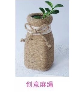 幼儿园麻绳装饰编织材料捆绑diy