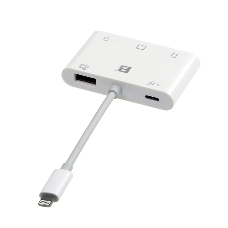 适用于苹果iPhone免APP OTG读卡器SD TF Micro SD 卡手机相机内存单反USB ipad U盘安卓typeC CCD 15 16 PRO