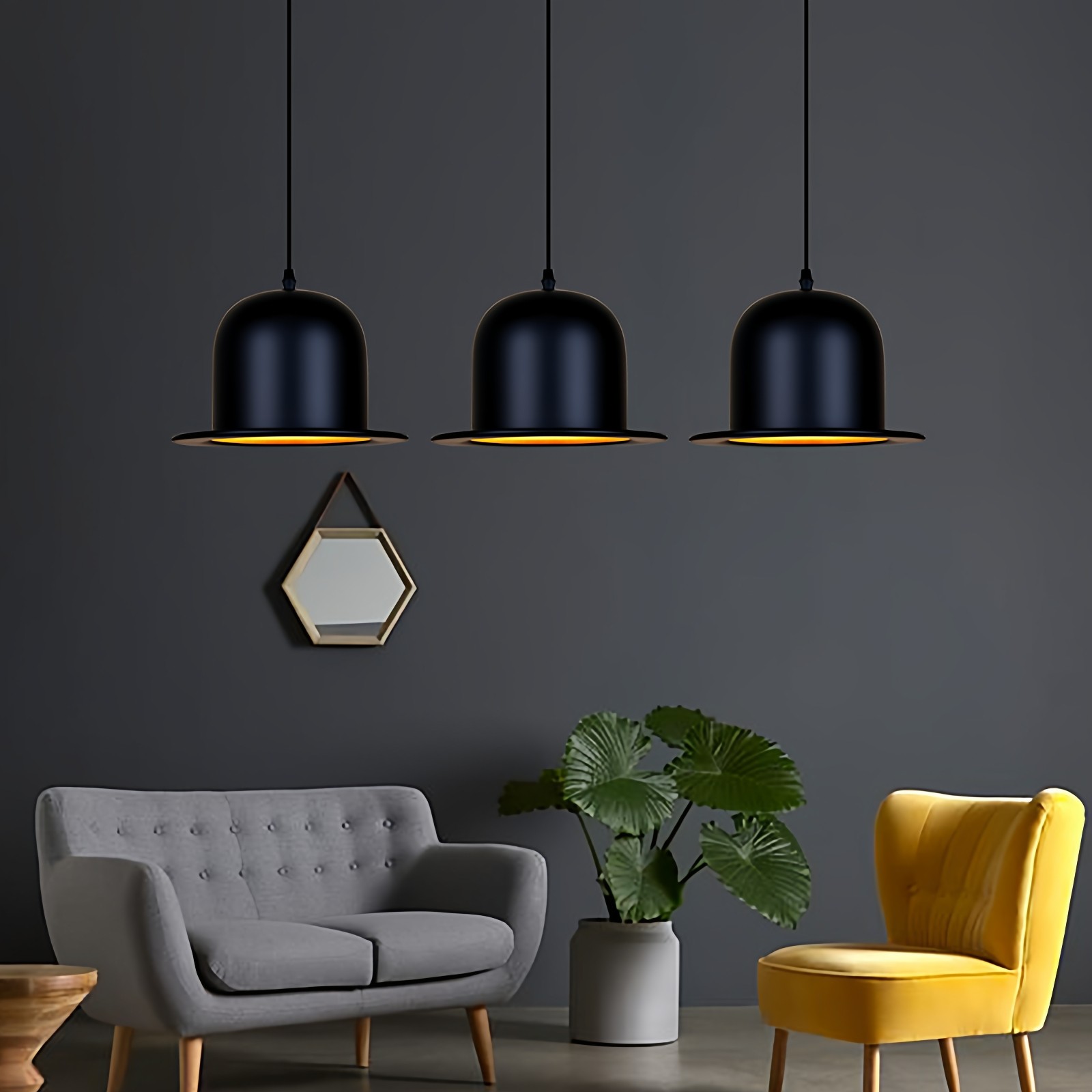 复古工业风帽子小吊灯服装店咖啡厅商铺餐厅酒吧吧台个性创意灯罩,淘宝优惠券,粉丝福利购,淘宝优惠卷