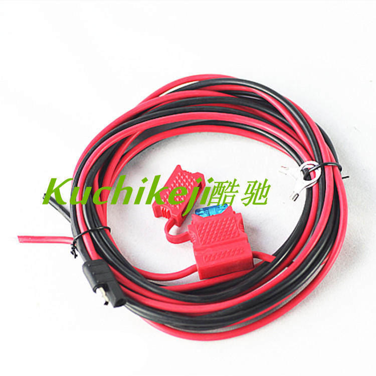 适用于车载台对讲机GM300 M120 GM950E.GM3688 电源线线长3米 - 图0