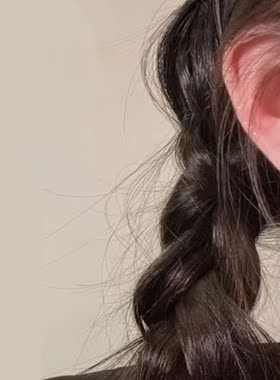 韩系甜妹珍珠爱心耳钉女2023年新款小众睡觉可免摘爱心耳钉耳夹潮