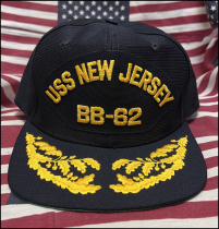 US Production of New Jersey number of aircraft carrier Junguan baseball cap USS NEW Jersey BB62