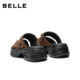 Belle Fashion Love Pearl Casual Slippers for Women 2026 Xia Xin Thick Sole Increased Can be Weared Outside Slippers B3187BT6