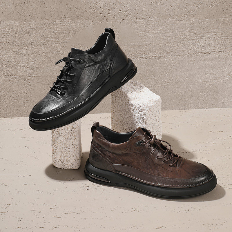 百丽男鞋冬季加绒高帮黑色板休闲皮鞋商务鞋商场款爸爸鞋8CS01DM3,淘宝优惠券,粉丝福利购,淘宝优惠卷